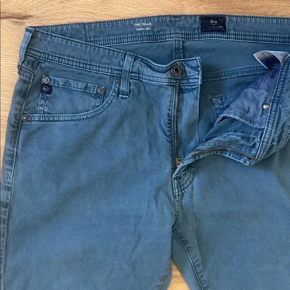 AG The Tellis Men's Blue Chinos - Picture 5 of 9